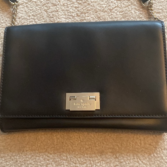 Kate Spade black leather crossbody bag - Picture 2 of 7